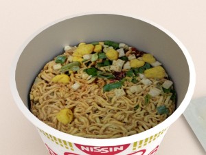 nissin instant cup noodles tbc-tys blend Model 3D