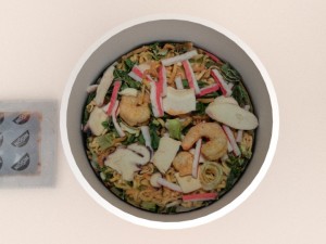 nissin instant cup noodles tbc-tys blend Model 3D