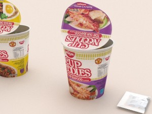 nissin instant cup noodles tbc-tys blend Model 3D