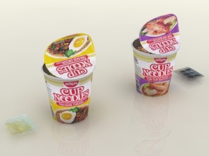 nissin instant cup noodles tbc-tys max 3D Model