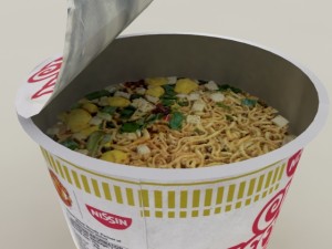nissin instant cup noodles tbc-tys max 3D Model