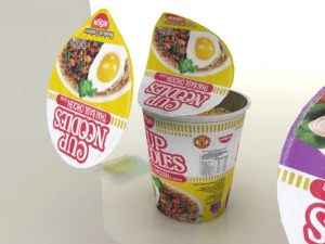 nissin instant cup noodles tbc-tys max 3D Model