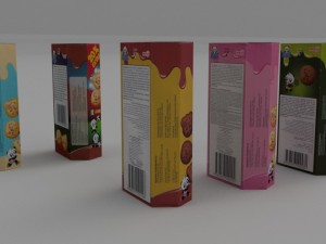 meiji hello panda snack blend 3D Model