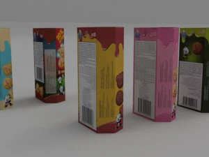 meiji hello panda snack blend 3D Model