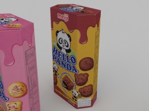meiji hello panda snack blend 3D Model
