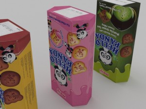 meiji hello panda snack blend 3D Model