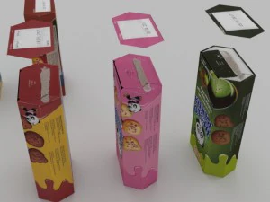 meiji hello panda snack blend 3D Model