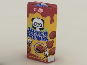 meiji hello panda snack max Modelo 3D