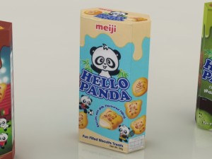 meiji hello panda snack max Modelo 3D