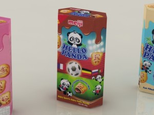 meiji hello panda snack max Modelo 3D
