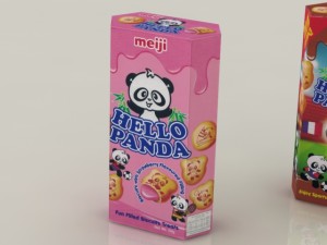 meiji hello panda snack max Modelo 3D