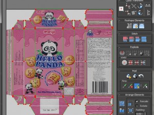 meiji hello panda snack max Modelo 3D
