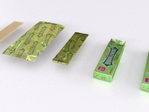 doublemint chewing gum blend 3D 모델