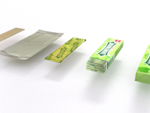 doublemint chewing gum blend Modelo 3D