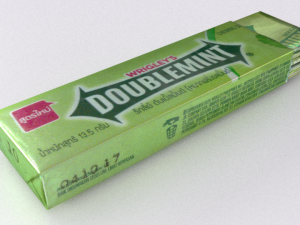 doublemint chewing gum blend Modelo 3D