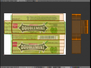 doublemint chewing gum blend Modelo 3D