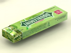 doublemint chewing gum max Model 3D