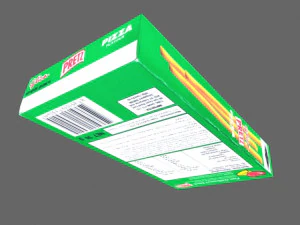glico pretz snack sticks max pizza matcha biscuits aux amandes cr&egrave;me choco banane Modèle 3D