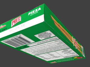 glico pretz snack sticks blend pizza matcha almond cookies cream choco banana 3D Модель