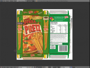 glico pretz snack sticks blend pizza matcha almond cookies cream choco banana 3D Модель