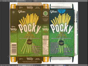 glico pretz snack sticks blend pizza matcha almond cookies cream choco banana 3D Модель