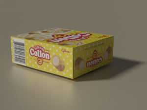 snack boxes blend- glico collon meiji printed biscuits series 3D 模型