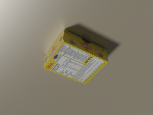 snack boxes blend- glico collon meiji printed biscuits series 3D 模型
