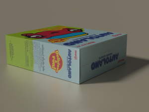 snack boxes blend- glico collon meiji printed biscuits series 3D 模型
