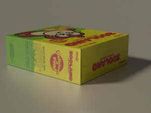 snack boxes blend- glico collon meiji printed biscuits series 3D 模型
