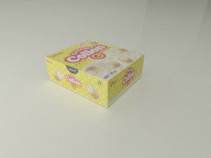 Snack Box Max-Glico Meiji biscuits series 3D 모델