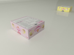 Snack Box Max-Glico Meiji biscuits series 3D 모델