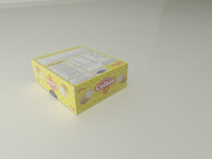 Snack Box Max-Glico Meiji biscuits series 3D 모델