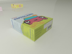 Snack Box Max-Glico Meiji biscuits series 3D 모델