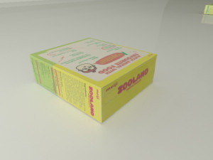 Snack Box Max-Glico Meiji biscuits series 3D 모델