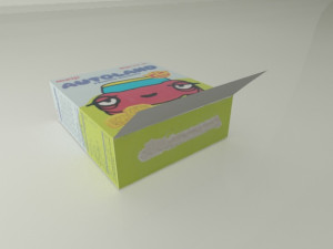 Snack Box Max-Glico Meiji biscuits series 3D 모델