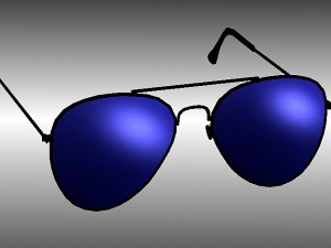 sunglasses 0058 3D Модель