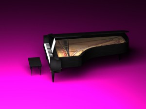 piano 0002 3D Модель