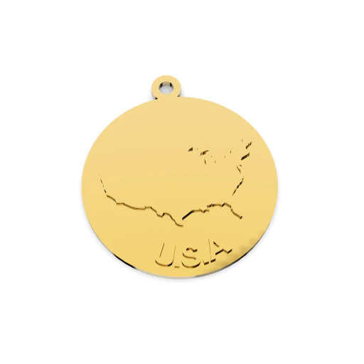 pendente degli Stati Uniti Modello di stampa 3D .c4d .max .obj .3ds .fbx .stl .blend 