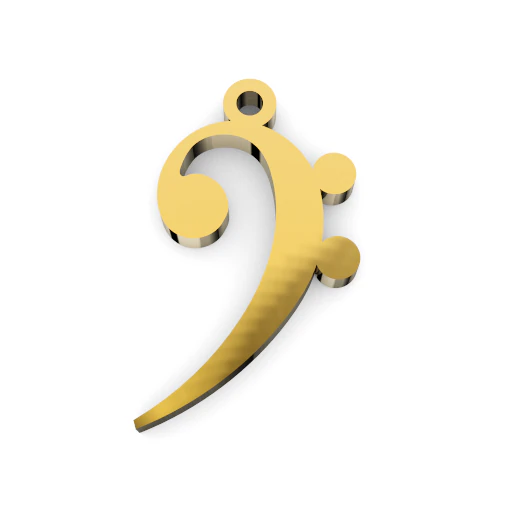 fa key pendant 3D Print Model .c4d .max .obj .3ds .fbx .stl .blend