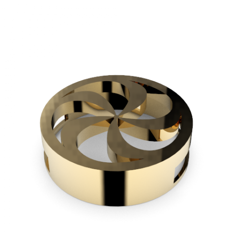 crop circle pendant or bracelet Model Cetak 3D .c4d .max .obj .3ds .fbx .stl .blend 