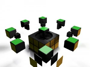 cubo de rubik Modelo 3D