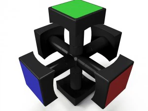 cubo de rubik Modelo 3D