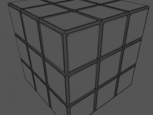rubiks cube 3D Model