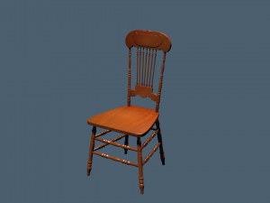 wooden chair 3D Model
