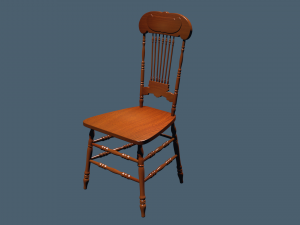 wooden chair 3D Model