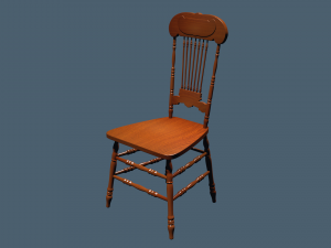 wooden chair 3D Model