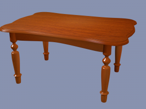 wooden table 3D Model