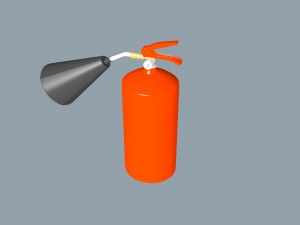 extinguisher 3D मॉडल