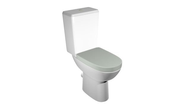 toilet high poly made in blender 3d 3D Model in Bathroom 3DExport
