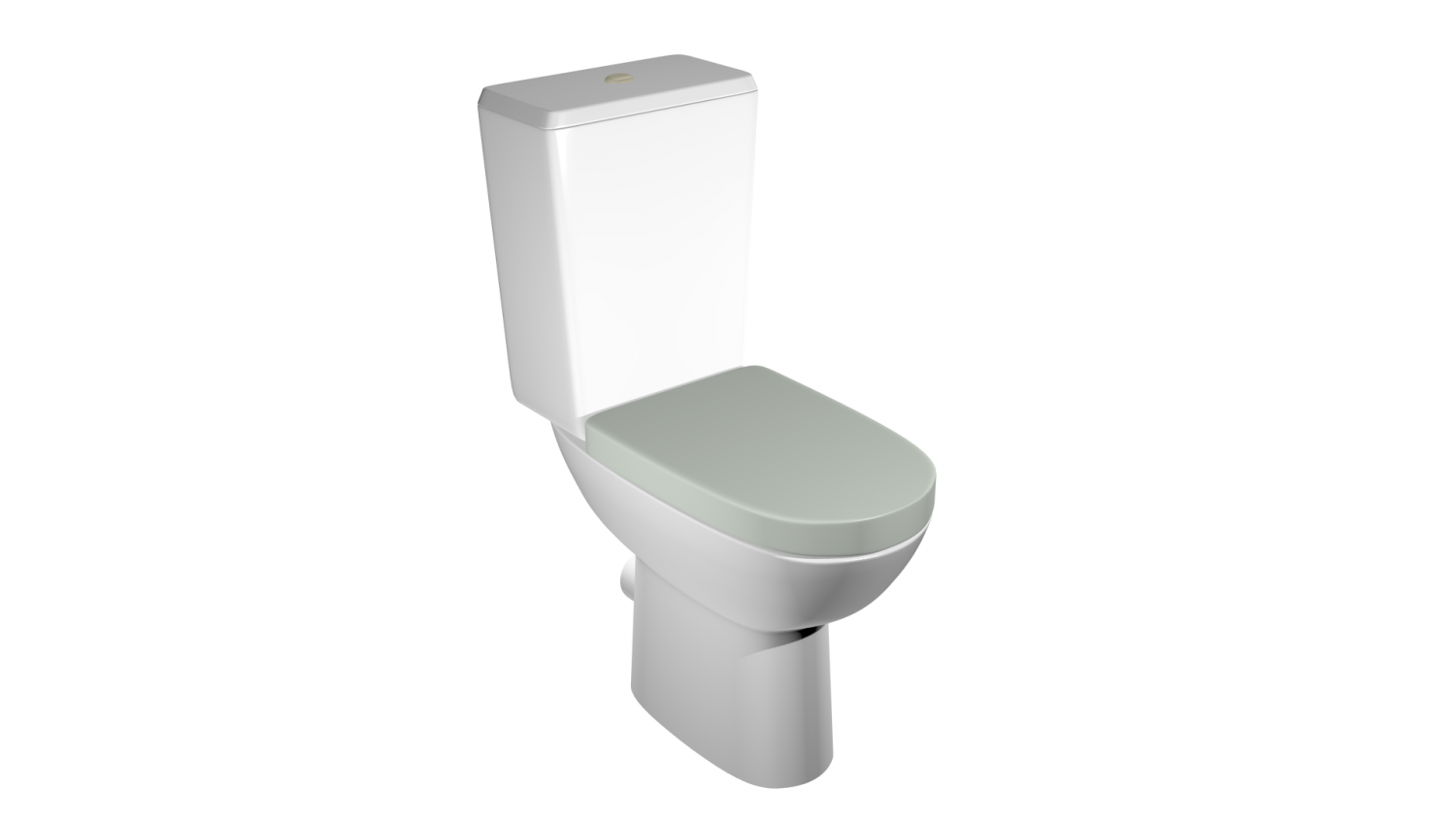 Toilet High poly made in Blender 3D 3D Model in Bathroom